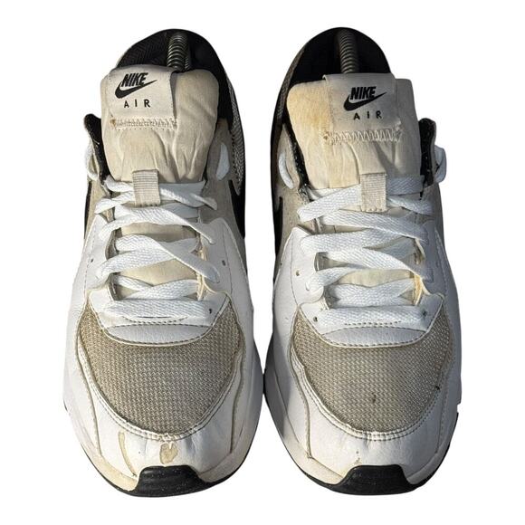 Nike Air Max Excee Women’s Size 9 White Black Pink Metallic Silver Running Shoes - Picture 4 of 8